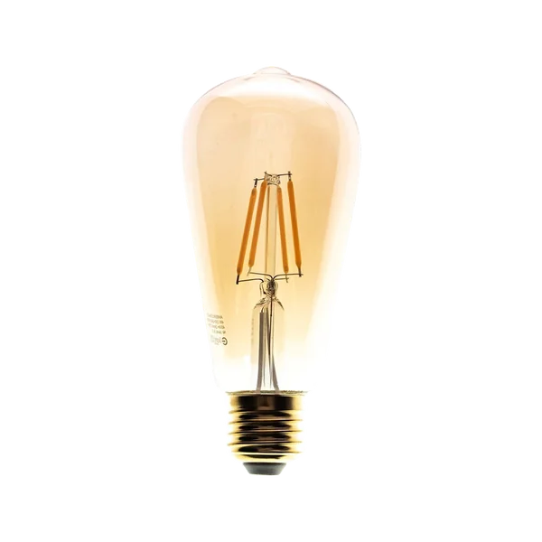 Milagro EKZF8017 LED крушка с нажежаема жичка 6W ST64 E27 2700K кехлибар