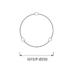 Vivalux VIV002822 Плафониера PRIMA/P 1073/P Ø250 мм