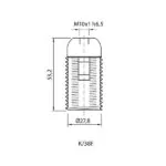 Vivalux VIV002705 Фасунга термопластична K/38/F/T210/B