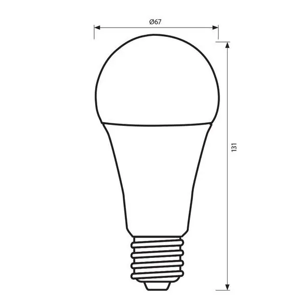 Vivalux VIV004696 LED лампа GIGA LED 18W 2000lm E27 4000K