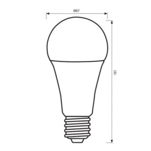 Vivalux VIV004697 LED лампа GIGA LED 18W 2000lm E27 6400K