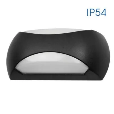 Vivalux VIV004084 Влагозащитено осветително тяло CAPRI/X LED 12W черен 4000K IP54