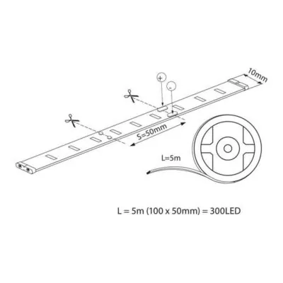 Vivalux VIV003590 LED лента RGB MEGA LED 60 SMD5050 5м