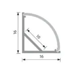 Vivalux VIV003755 Алуминиев профил за LED ленти PROFILE A 2M KIT