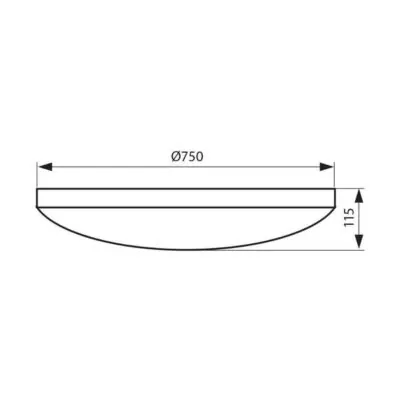 Vivalux VIV004287 LED плафониера CELINE LED 100W 3000-6400K