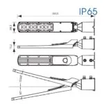 Vivalux VIV004894 Влагозащитено LED осветително тяло STRADA LED 50W 6400K IP65