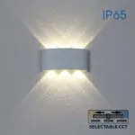 Vivalux VIV004821 LED осветително тяло ARUBA LED 6W бял CCT-switch 3000K-4000K-6400K IP65