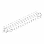 Vivalux VIV004723 LED тяло за баня MODENA LED 9W 4000K черен