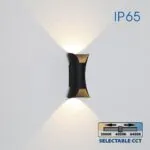 Vivalux VIV004825 LED осветително тяло BOSTON LED 10W черен CCT-switch 3000K-4000K-6400K IP65