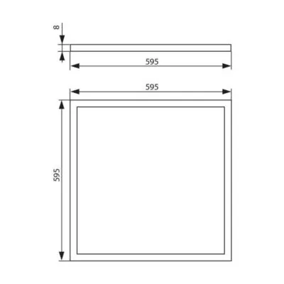 Vivalux VIV004622 LED панел с висока ефективност AXEL LED PREMIUM 40W 4800lm 4000K