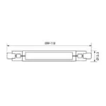 Vivalux VIV004432 LED лампа ARA LED 8W 1050lm R7s 3000K