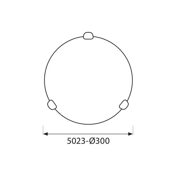 Vivalux VIV000390 Плафониера OLBIA WHITE 5023 Ø300 мм
