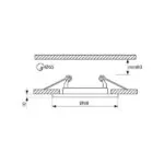 Vivalux VIV004268 Кристална декоративна луна AZAR SL413 LED 3W 4000K