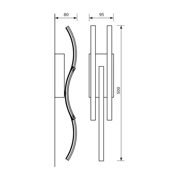 Vivalux VIV004402 LED осветително тяло WAVE LED 21W 4000К