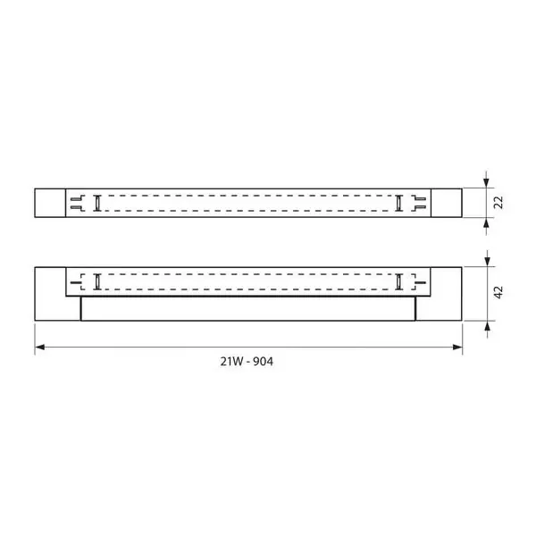 Vivalux VIV002738 Луминесцентно осветително тяло LUMINO TL 21W 4200K