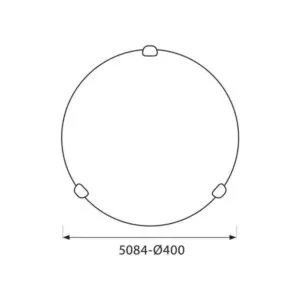 Vivalux VIV000423 Плафониера CATENA 5084 Ø400 мм