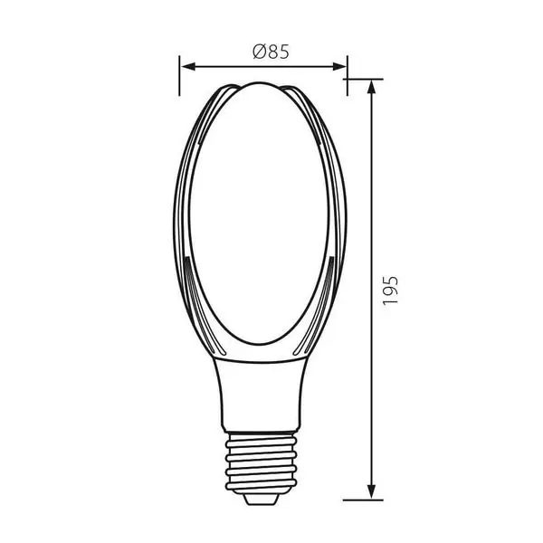 Vivalux VIV004002 LED лампа MARS LED 20W 2600lm E27 4000K