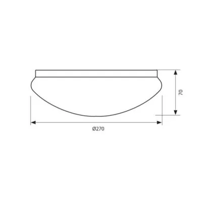 Vivalux VIV003426 LED плафониера CHIARA LED 10W 4000K