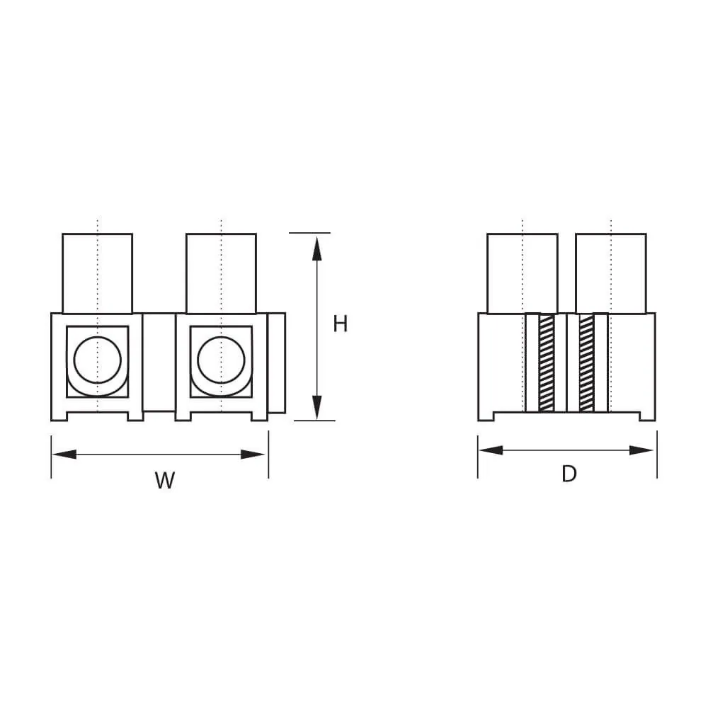 VivaluxVIV001722Лустер-клема Т85 полипропилен H/4.0mm2 PP