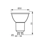 Vivalux VIV003714 LED лампа MOBI LED JDR 3W 200lm GU10 4000K