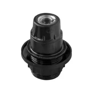 Vivalux VIV001598 Фасунга бакелитова D/3350/N полурезба черно с ринг