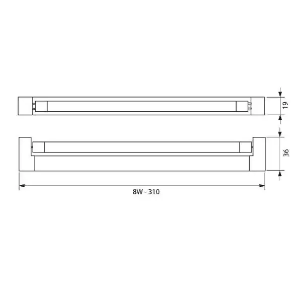 image-product-aa2acfe5-002739-01.jpg Vivalux VIV002739 Луминесцентно осветително тяло ASTA TL5001 8W 4200K