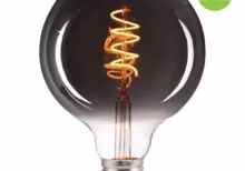 Vivalux VIV004776 LED филамент лампа FLICK SMOKE LED GFS125 4W 100lm E27 1800K димируема