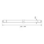 Vivalux VIV003760 LED тръба ROYAL LED 24W 2000lm T8 1500mm G13 6400K