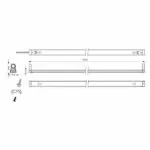 Vivalux VIV003544 LED осветително тяло GOLF LED T8 9W 4000K
