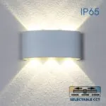 Vivalux VIV004821 LED осветително тяло ARUBA LED 6W бял CCT-switch 3000K-4000K-6400K IP65