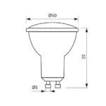 Vivalux VIV003342 LED лампа XARD LED JDR 5W 350lm GU10 6400K