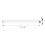 Vivalux VIV003535 LED осветително тяло SPICA LED T5 17W 4000K