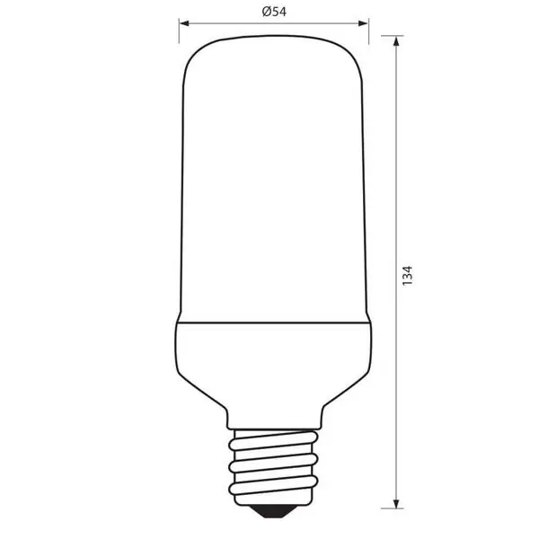 Vivalux VIV004106 LED лампа PLAM LED 6.5W 130lm E27 1300-1700K