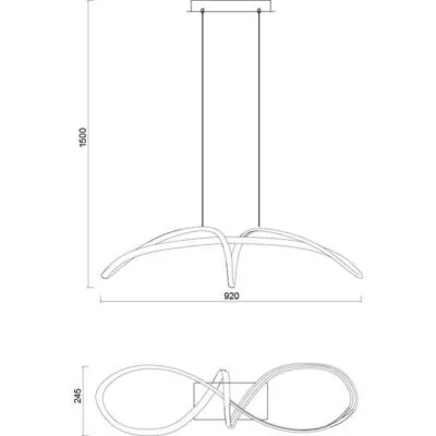 Vivalux VIV004612 LED полилей ANGEL LED 41W 4000K