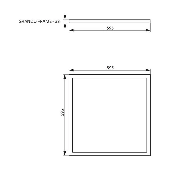 Vivalux VIV003431 GRANDO FRAME рамка за външен монтаж