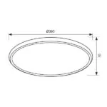 Vivalux VIV004164 Мултифункционална плафониера HERA LED 36W 3000-6400K