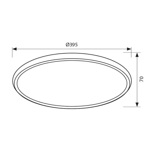 Vivalux VIV004164 Мултифункционална плафониера HERA LED 36W 3000-6400K