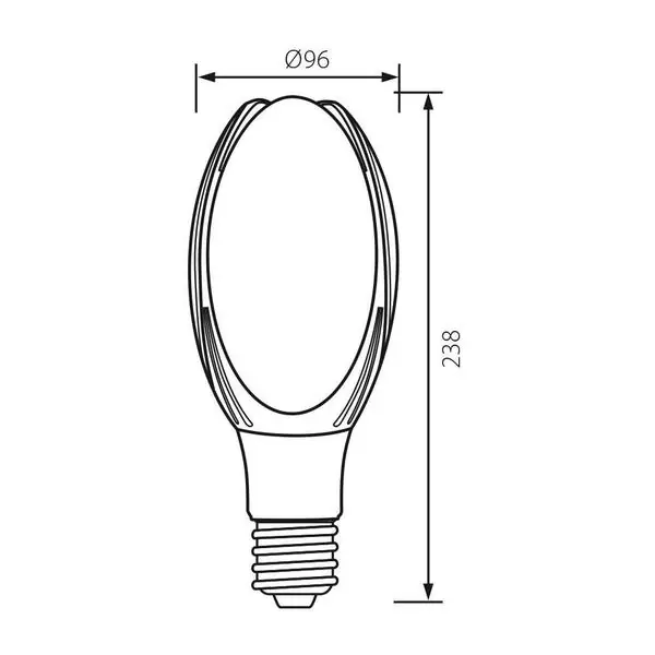 Vivalux VIV004004 LED лампа MARS LED 40W 5200lm E40 4000K