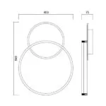 Vivalux VIV004607 Мултифункционална LED плафониера WEEK LED 51W