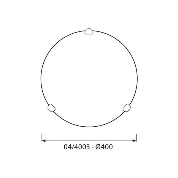 Vivalux VIV000353 Плафониера CUBI 04/4003 Ø400 мм E27 IP20 220V