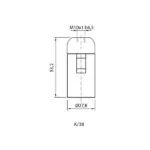 Vivalux VIV002701 Фасунга термопластична K/38/T210/VB