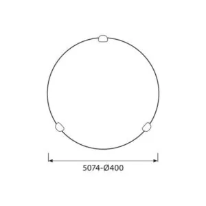 Vivalux VIV000416 Плафониера PRIMA 5074 Ø400 мм