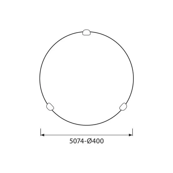 Vivalux VIV000416 Плафониера PRIMA 5074 Ø400 мм