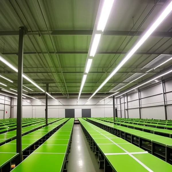 LED осветление за производствени помещения