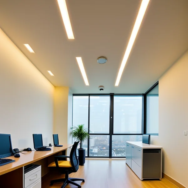 LED тавани и подово осветление за офиса