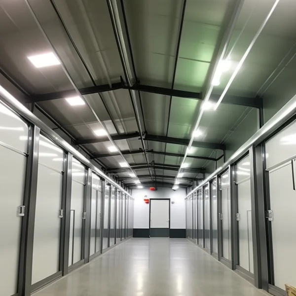LED осветление за хладилни помещения и складове за съхранение на хранителни стоки
