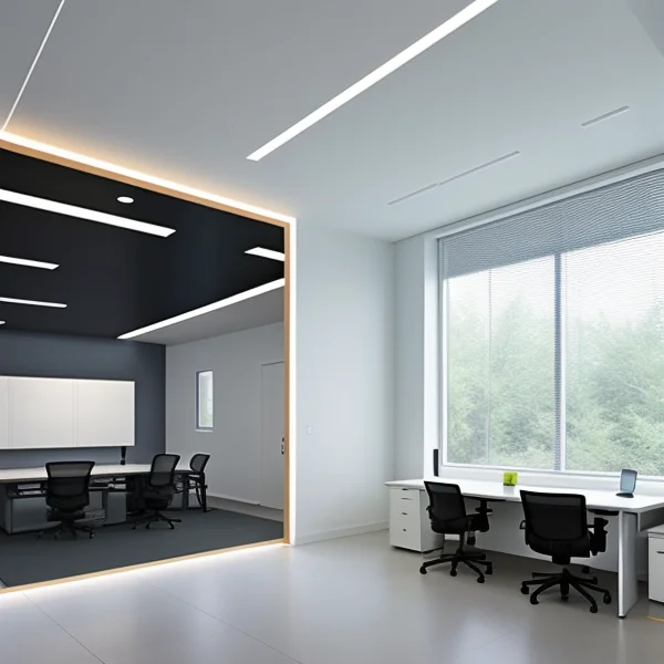 Интериорни експерименти с LED осветление на работното място