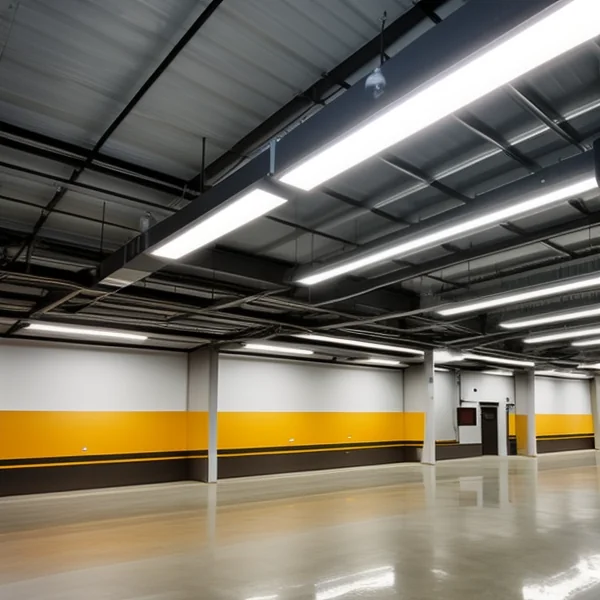 LED осветление за промишлени и търговски зони