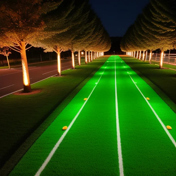 LED осветление за спортни игрища и фитнес зони на улицата