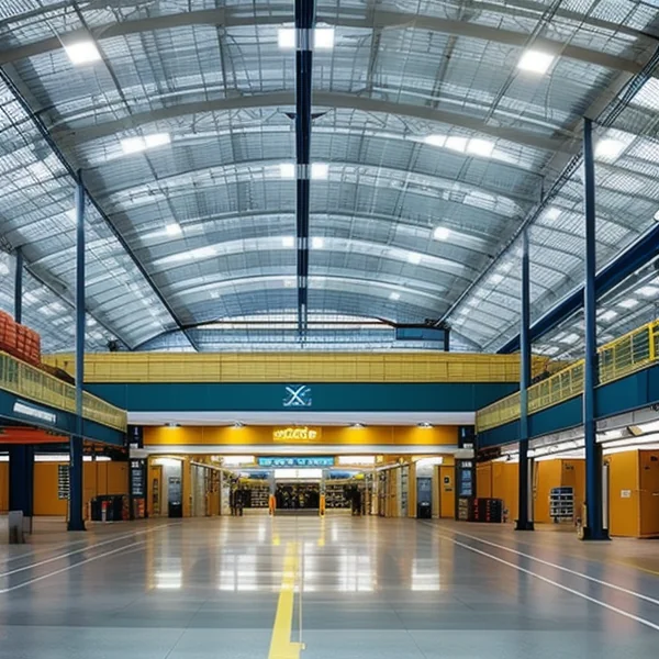 LED осветление за логистични и транспортни хъбове